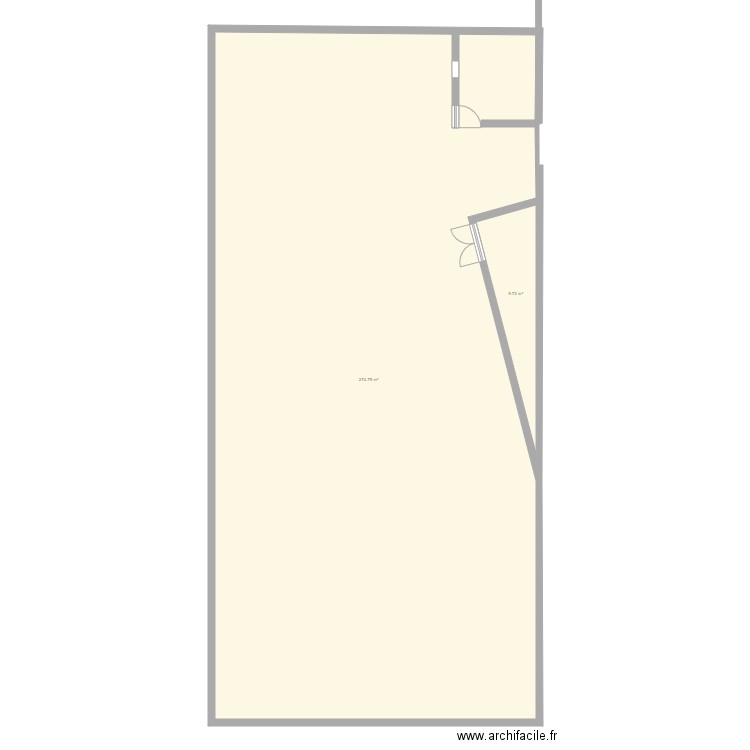 Magasin . Plan de 0 pièce et 0 m2