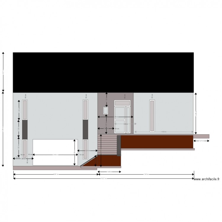 ESSAI FACADE. Plan de 0 pièce et 0 m2