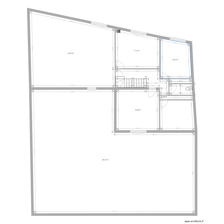 BRABANT LE ROI  ETAGE. Plan de 0 pièce et 0 m2