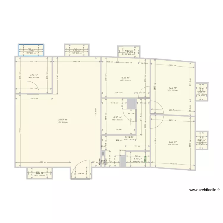 GRAND QUARTIER BOO3. Plan de 