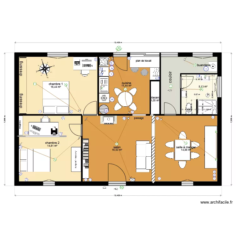plan definitif simplifi&eacute; installation . Plan de 