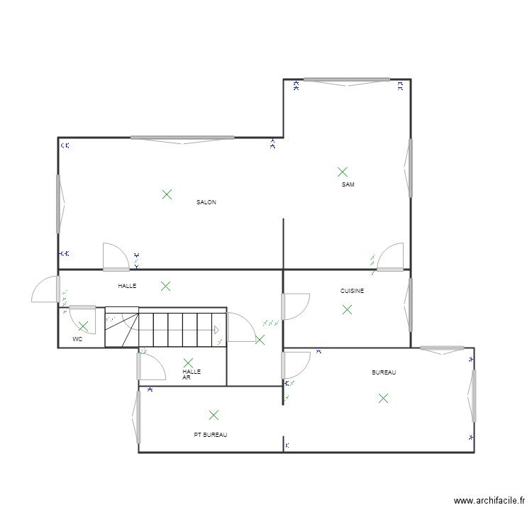 Maison Md Bechman 2. Plan de 4 pièces et 14 m2