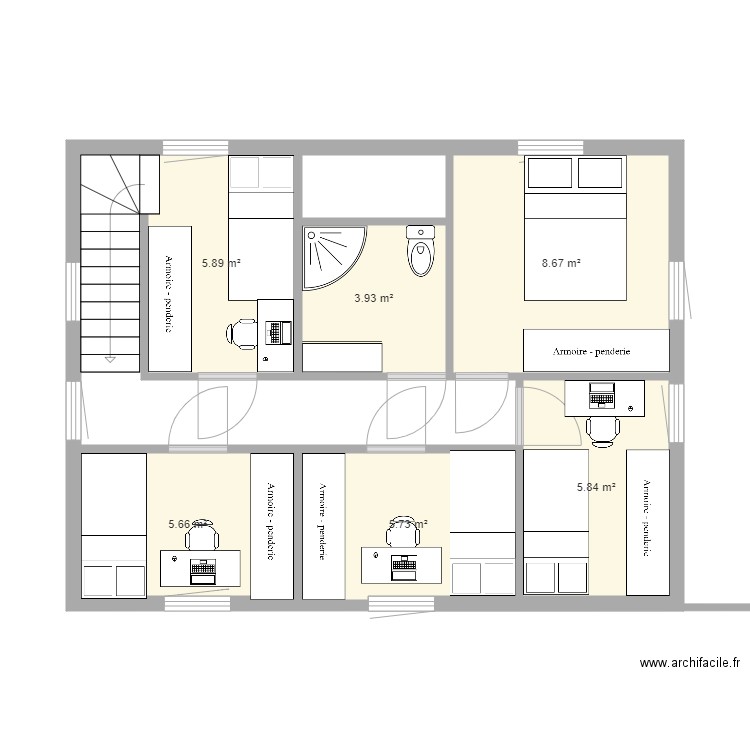 notre maison . Plan de 0 pièce et 0 m2