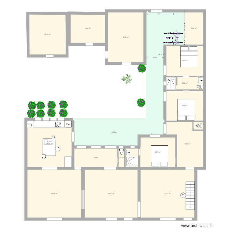 Noirmout. Plan de 0 pièce et 0 m2