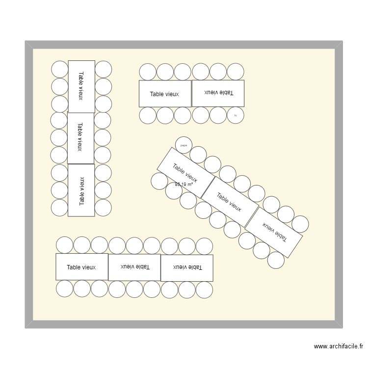 plan de tables 47. Plan de 0 pièce et 0 m2