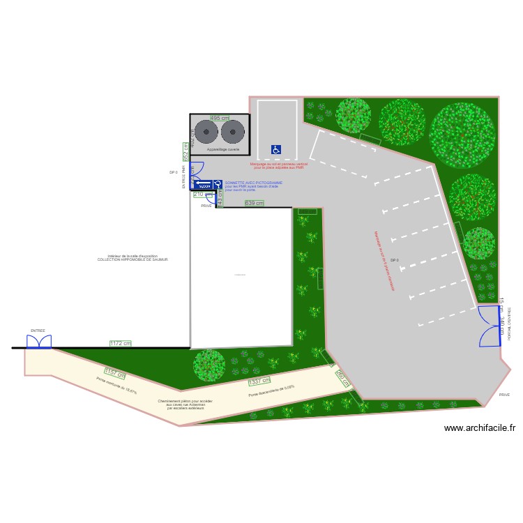 PARKING COLLECTION HIPPOMOBILE APRES TRAVAUX. Plan de 0 pièce et 0 m2