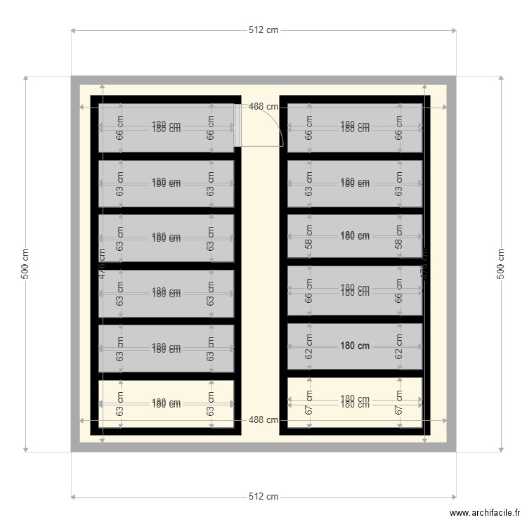 plan sikensi. Plan de 0 pièce et 0 m2