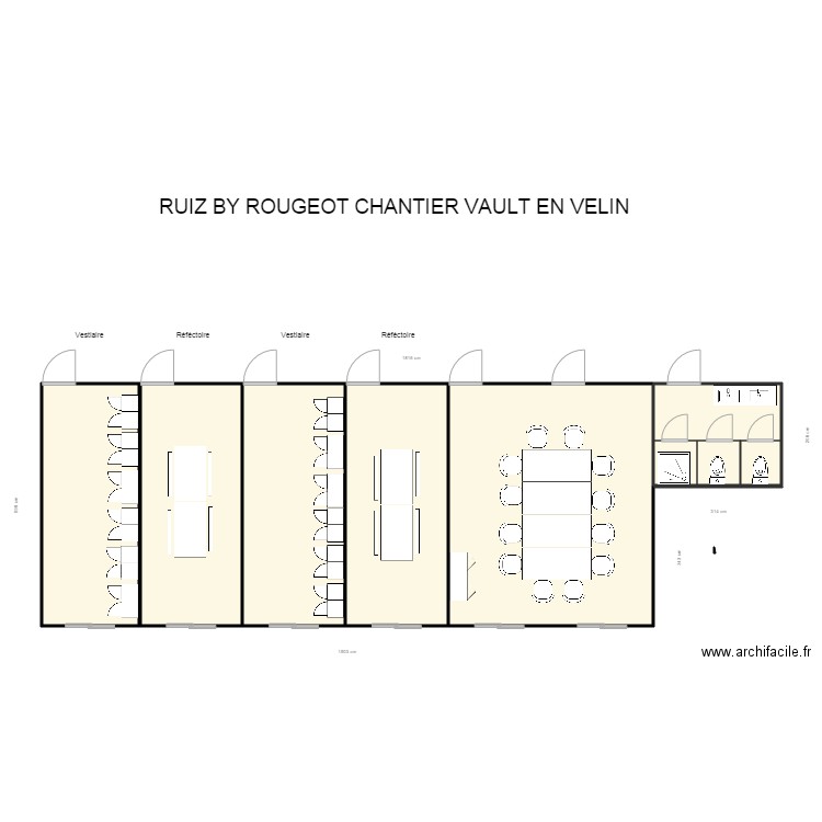 RUIZ BY ROUGEOT. Plan de 0 pièce et 0 m2