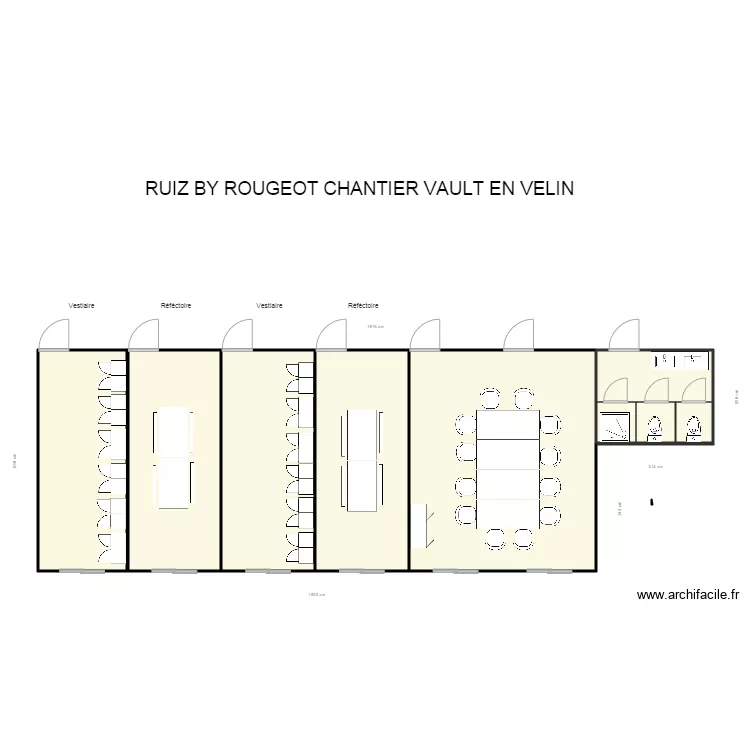 RUIZ BY ROUGEOT. Plan de 