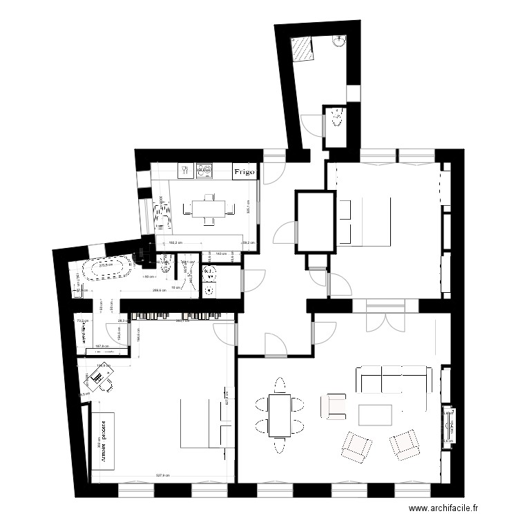 26 Romain Rolland Transformation V3. Plan de 12 pièces et 149 m2