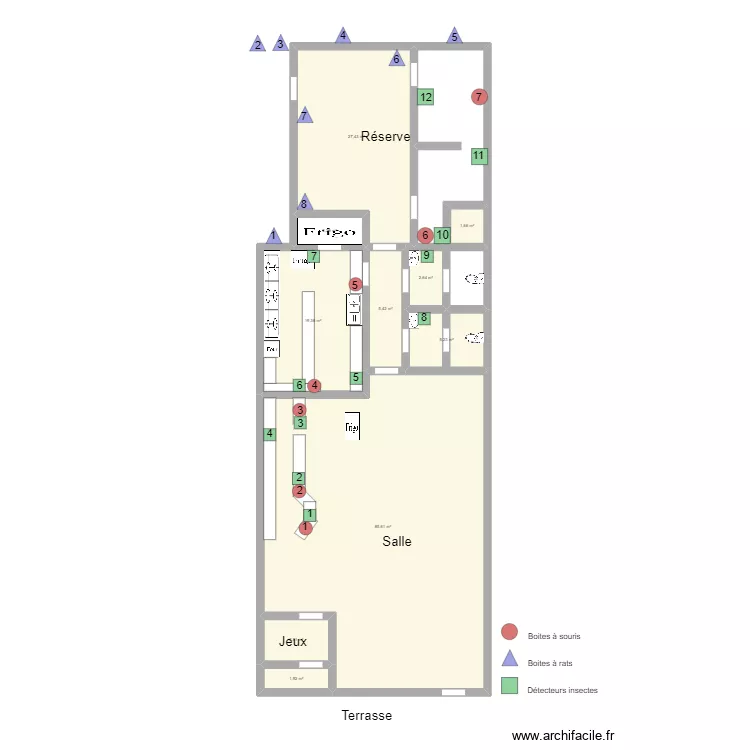 Le Grand Caf&eacute;. Plan de 