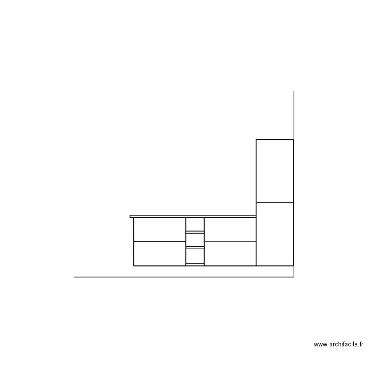 meuble. Plan de 0 pièce et 0 m2