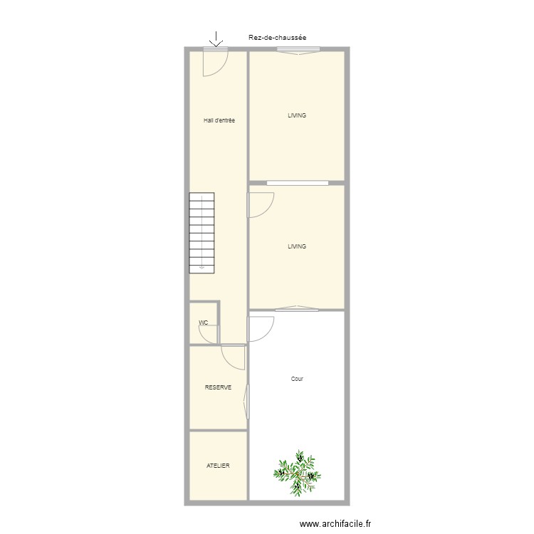 Masui Rez de chaussée. Plan de 0 pièce et 0 m2