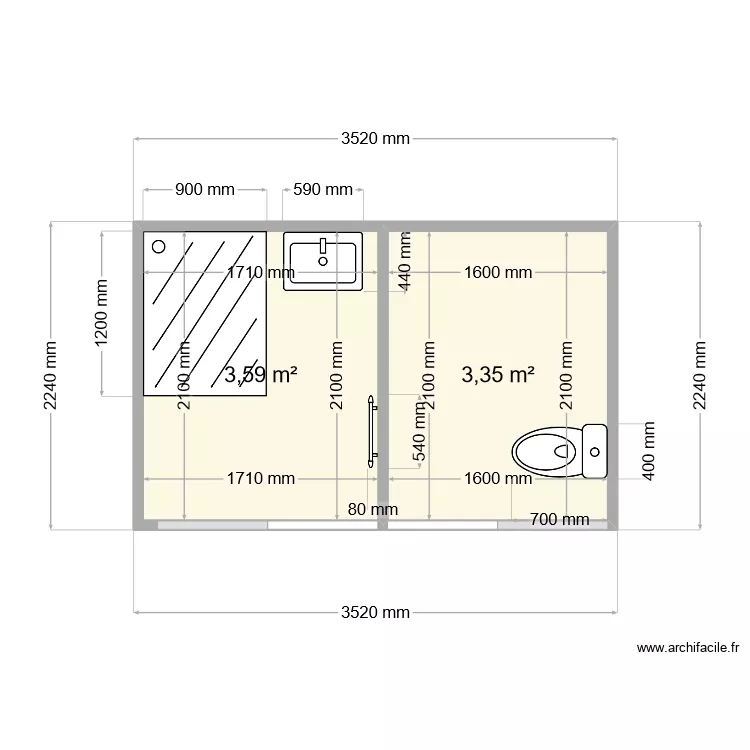 LA mie tony. Plan de LA mie tony. Plan de