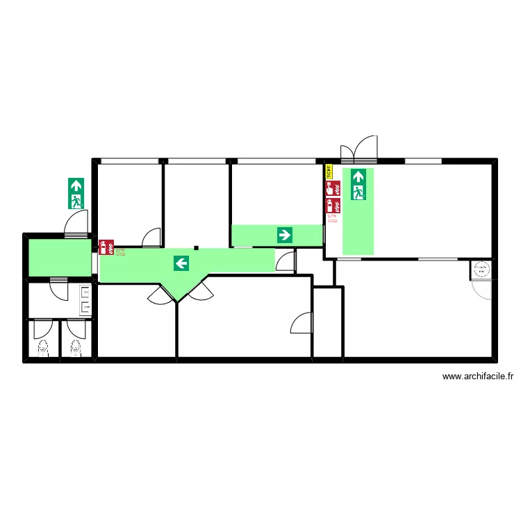 PASS VILLE - PLAN EVAC. Plan de PASS VILLE - PLAN EVAC. Plan de