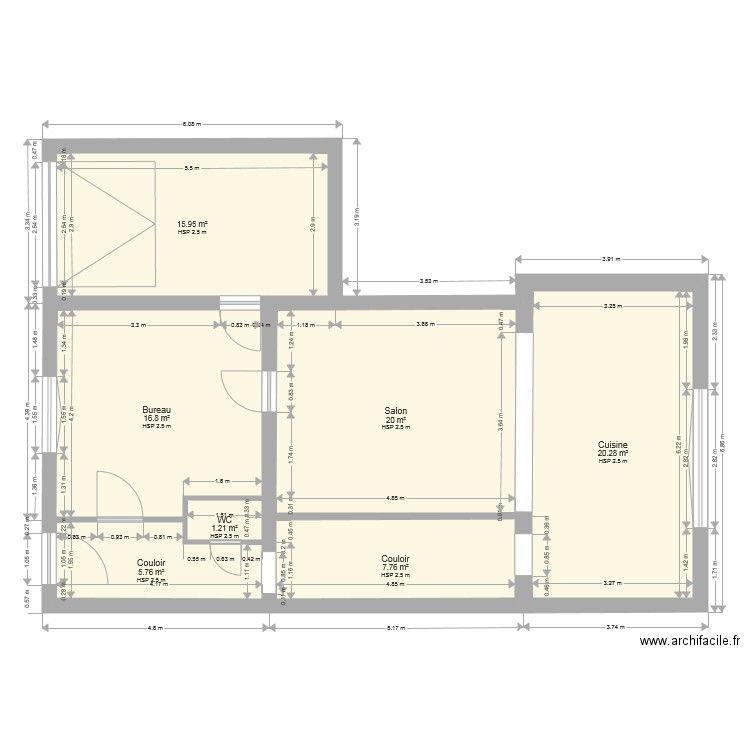 Maison Auguste 2. Plan de 0 pièce et 0 m2
