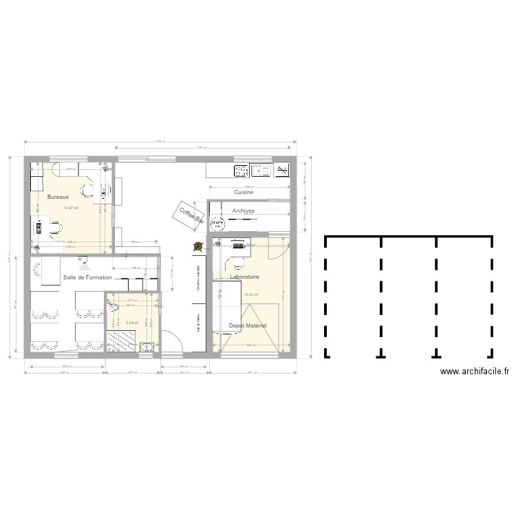 LECS V2Bis. Plan de 0 pièce et 0 m2