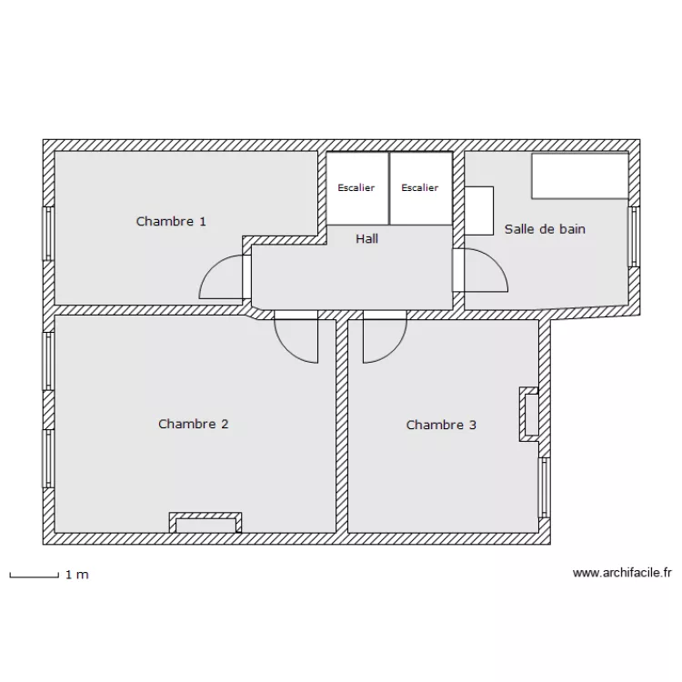 gemboux 1er &eacute;tage . Plan de 