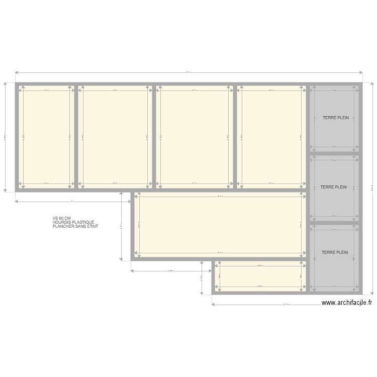 jonathanPLANCHER VS. Plan de 9 pièces et 192 m2