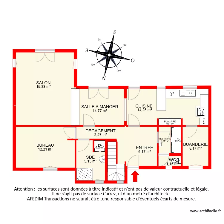 BI 7935 RDC . Plan de 