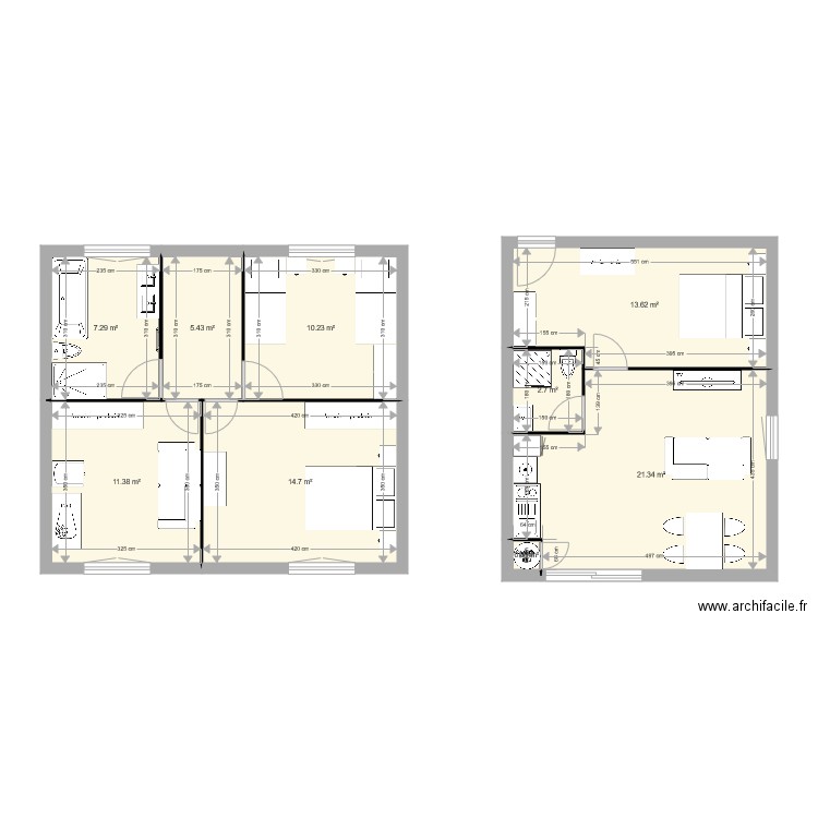 Ti Bibz Etage. Plan de 0 pièce et 0 m2