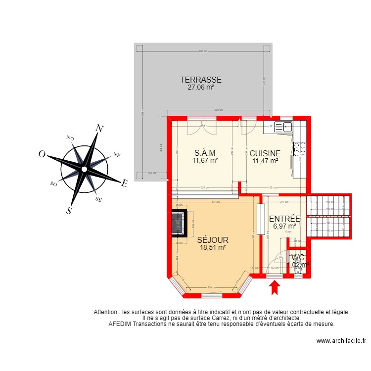 BI14674 - . Plan de 21 pièces et 174 m2