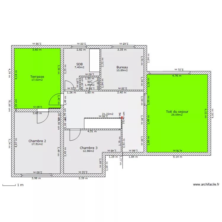 id&eacute;e01etage. Plan de 