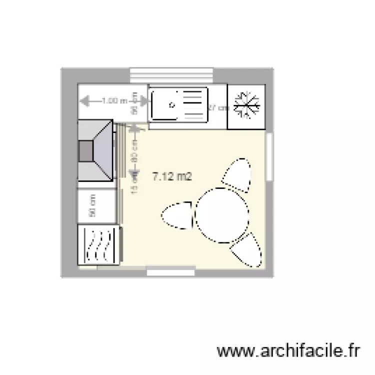 Cuisine Flo duo. Plan de 