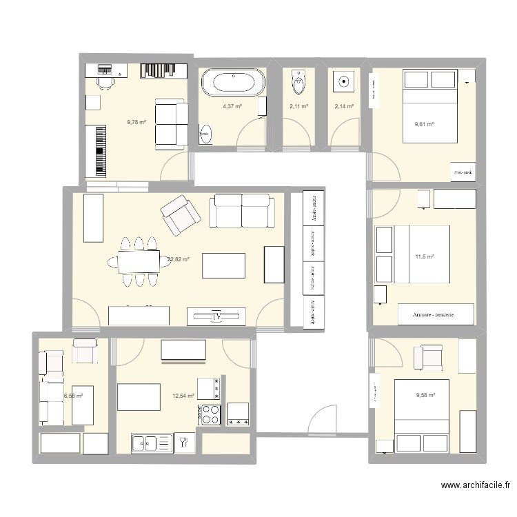 vienne2. Plan de 0 pièce et 0 m2