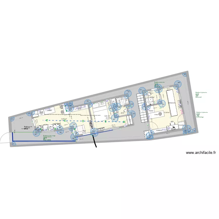 Ste-Th&eacute;r&egrave;se Plan apr&egrave;s travaux. Plan de 