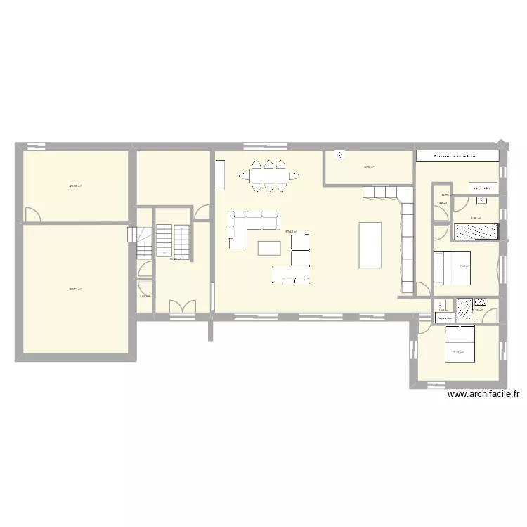 MONT. Plan de 13 et 241 m² MONT. Plan de 13 et 241 m²