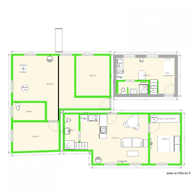 R1 3 LOTS. Plan de 0 pièce et 0 m2