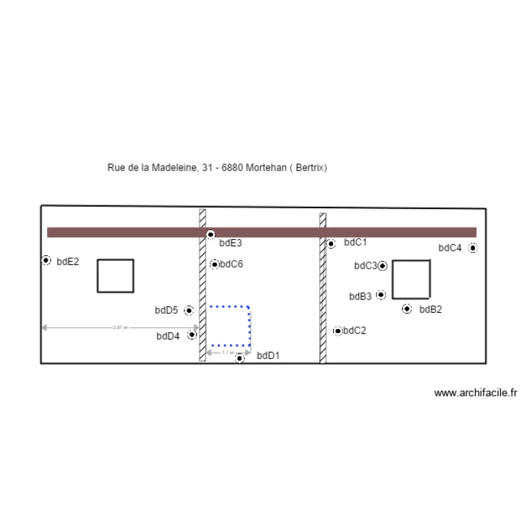 Mortehan grenier. Plan de Mortehan grenier. Plan de