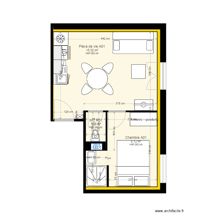 CAMILLE V1 D. Plan de 0 pièce et 0 m2