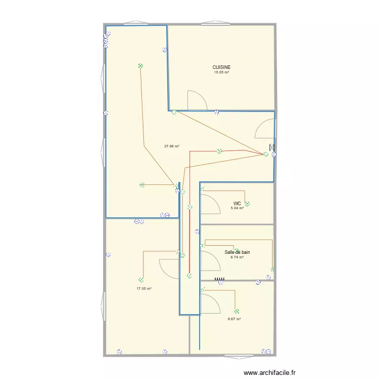 OZOIR LA FERRIERE . Plan de 