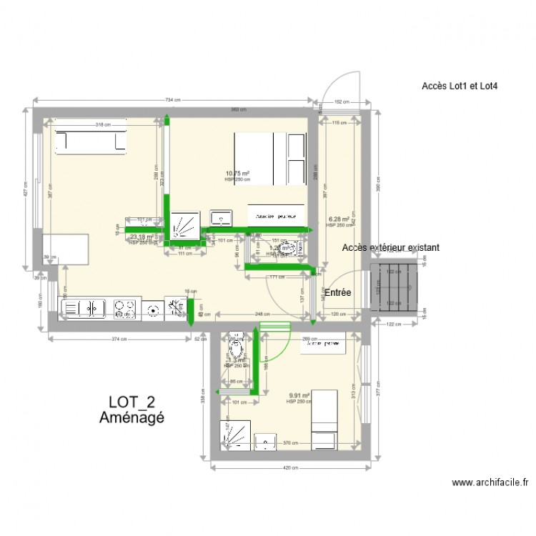 Portet Lot215. Plan de 0 pièce et 0 m2