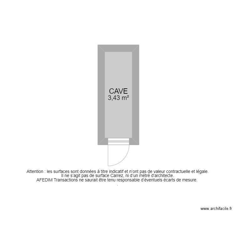 BI11871 - CAVE . Plan de 0 pièce et 0 m2