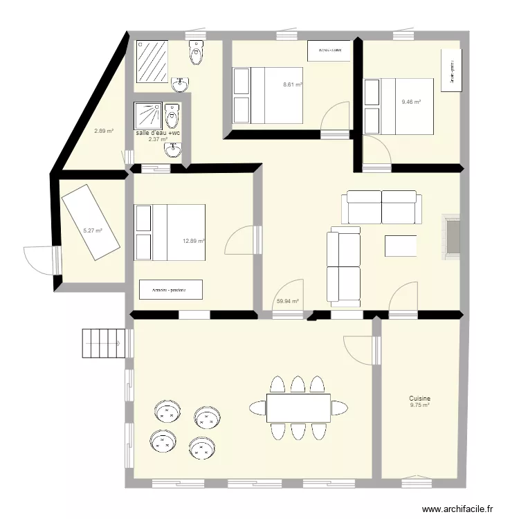 210 chemin fort rouge AUTRE. Plan de 