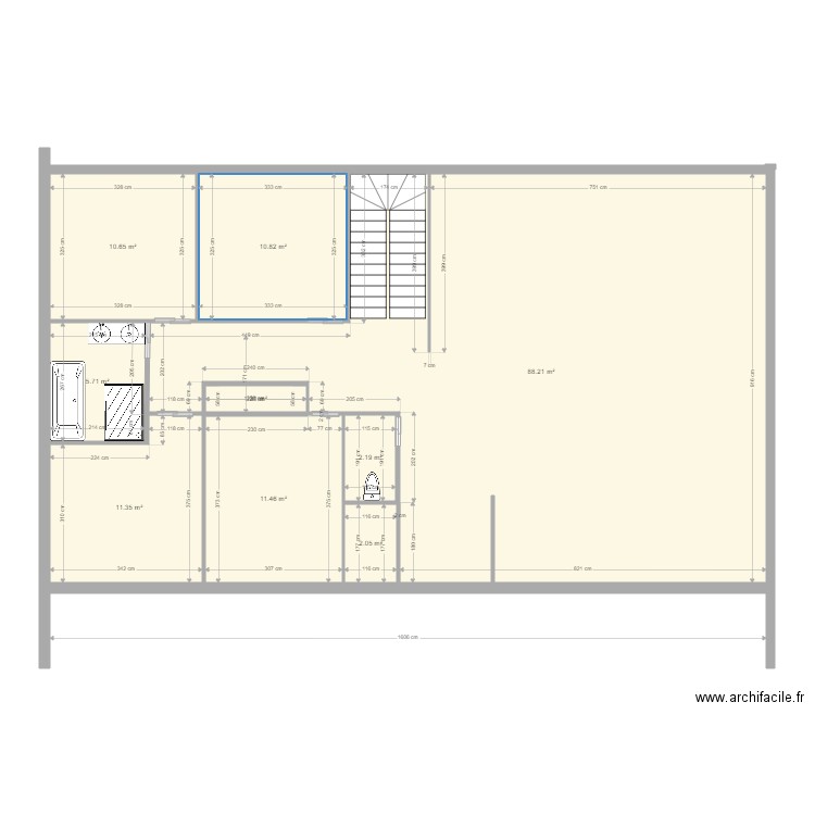 PROJET. Plan de 0 pièce et 0 m2