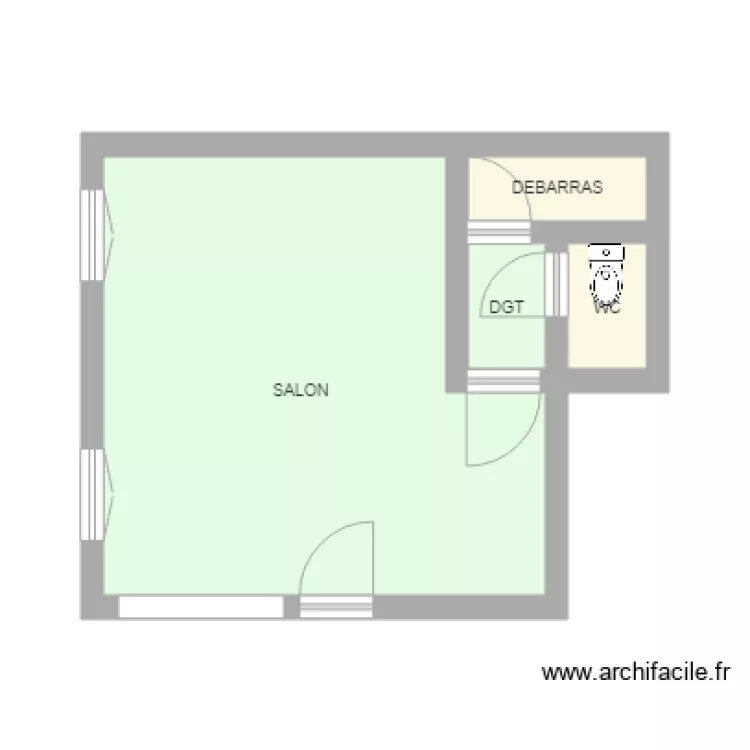 ST AMANT COIFFURE. Plan de 