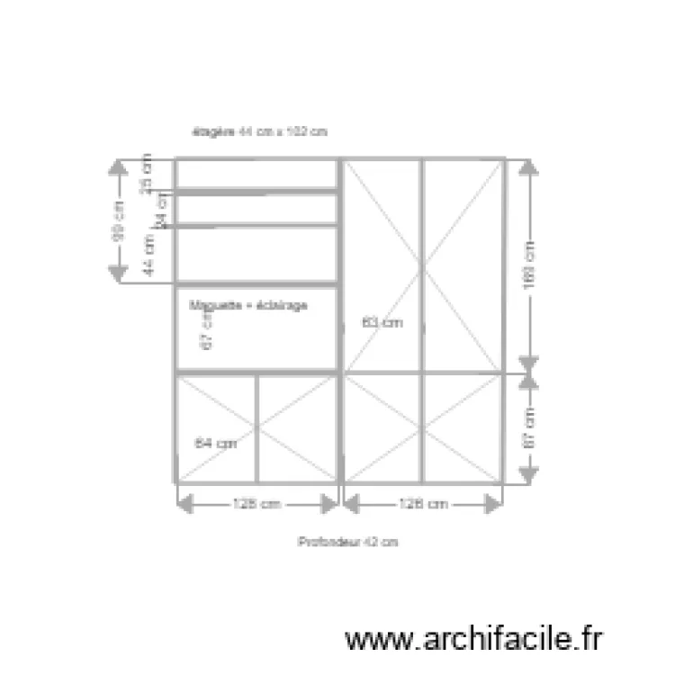 Niogret placard entr&eacute;e en 40. Plan de 