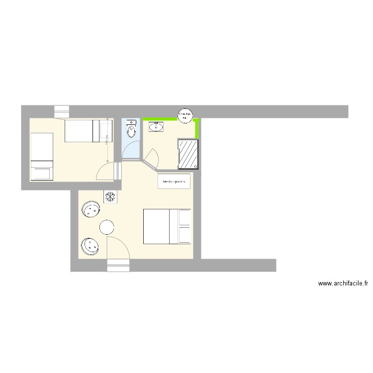 MM Suite Marine. Plan de 0 pièce et 0 m2