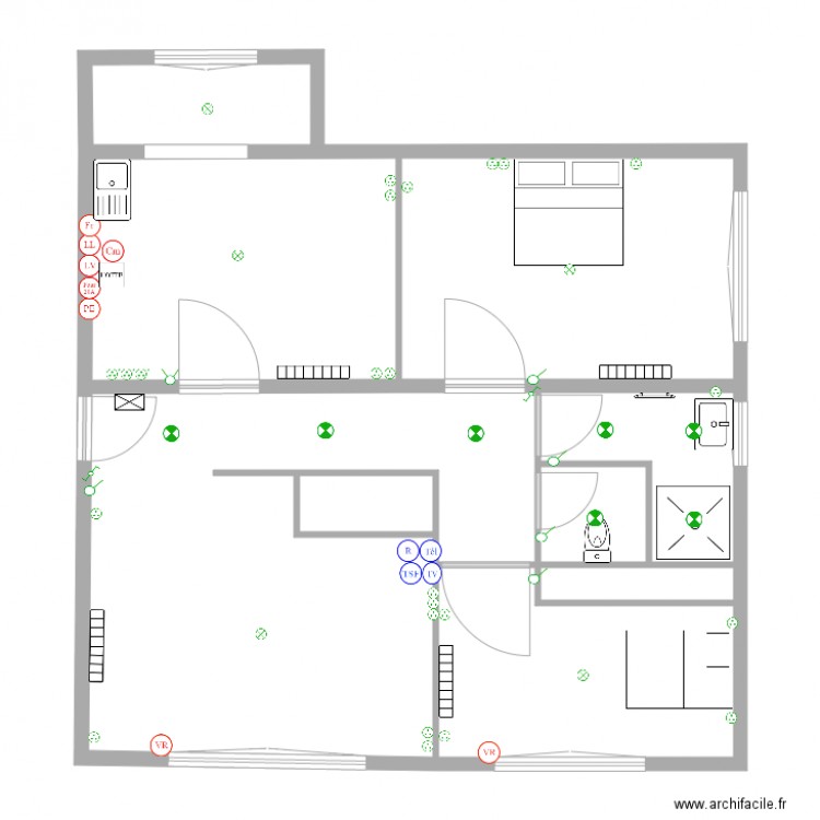 LEPELLETIER. Plan de 0 pièce et 0 m2