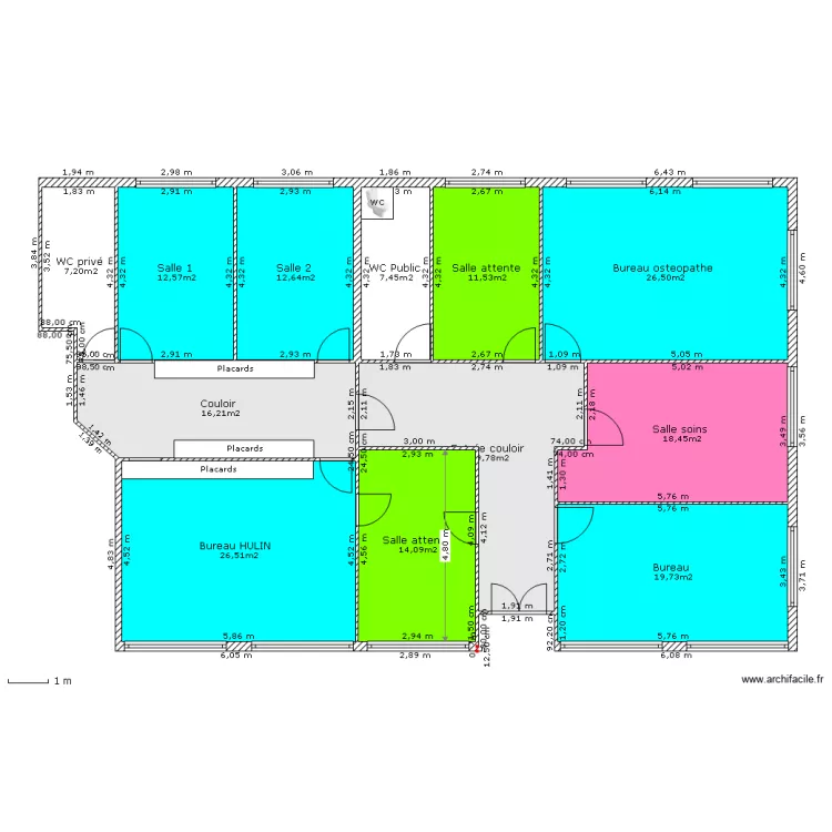 Centre m&eacute;dical st jean bis. Plan de 
