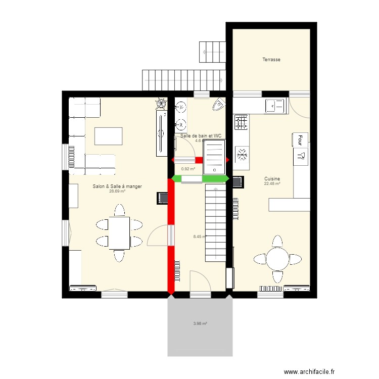 Etage 1 Plan approximatif. Plan de 0 pièce et 0 m2