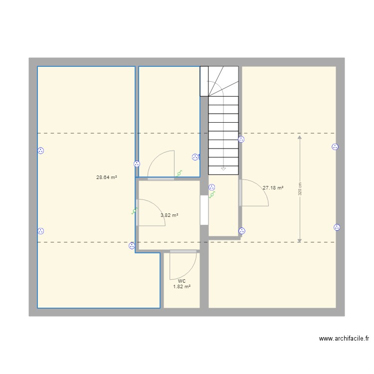 cyriac etage1. Plan de 0 pièce et 0 m2