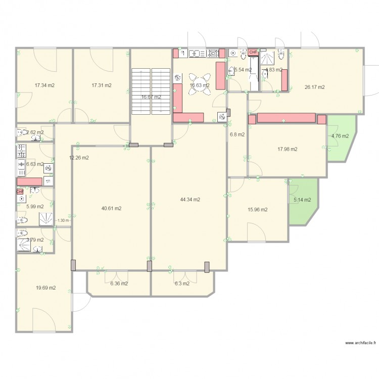 TGH5 Premier étage électicité. Plan de 0 pièce et 0 m2