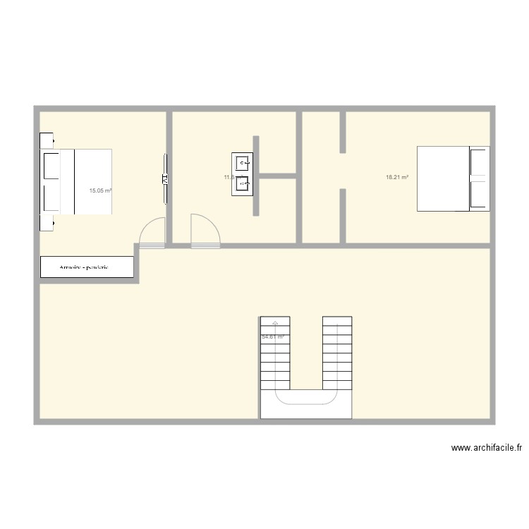 ETAGE. Plan de 0 pièce et 0 m2