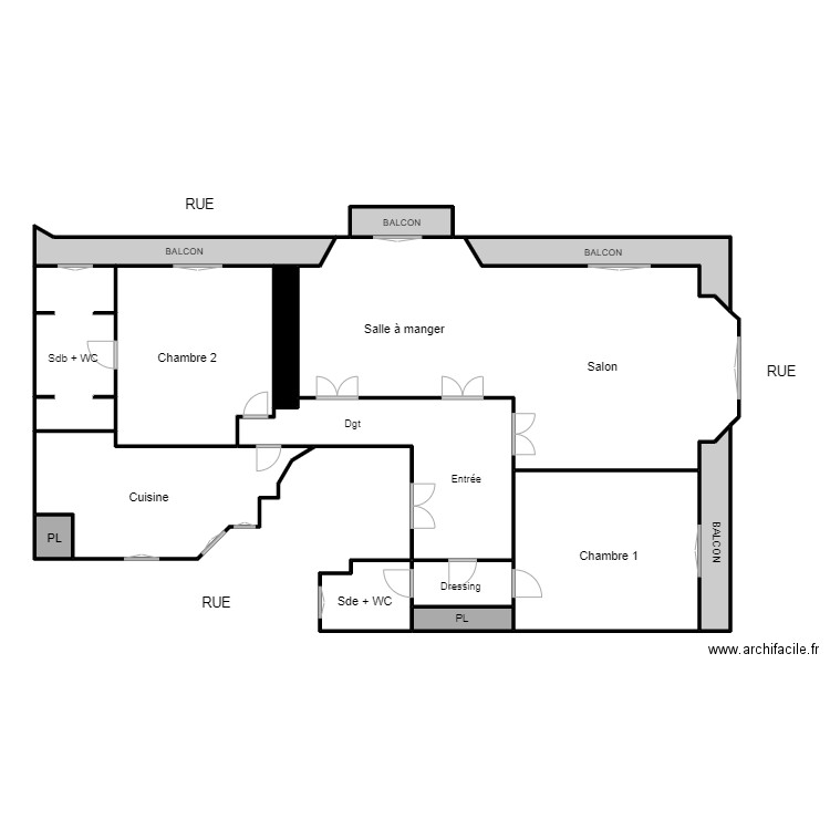 BOREH Nouveau. Plan de 15 pièces et 200 m2