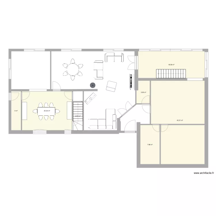 rez aulnes projet 007. Plan de 